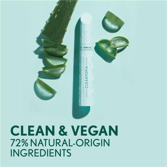 COVERGIRL Lash Blast Cleantopia Mascara, 800 Extreme Black, 0.32 fl oz - Picture 5 of 15